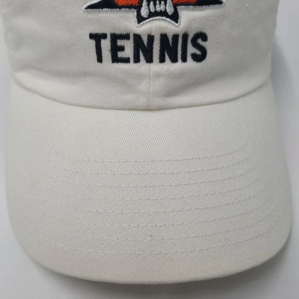 Nike Hat Strapback White Orange Tennis Swoosh Logo Ephrata‎ High School Tigers